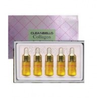 Ампулы для лица с коллагеном  Deoproce Cleanbello Collagen Essential Moisture Ampoule 5*10ml 