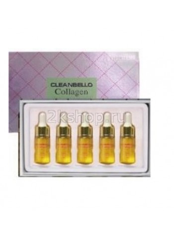 Ампулы для лица с коллагеном  Deoproce Cleanbello Collagen Essential Moisture Ampoule 5*10ml 