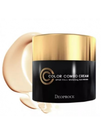 Deoproce Color Combo Cream (CC Cream)  SPF49 PA++  POUCH CC крем ПРОБНИК 21 тон