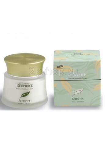 Deoproce Premium Greentea Total Solution Cream  Крем увлажняющий с экстрактом зеленого чая