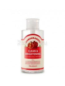 Deoproce Clean & Brightening Pomegranate Cleansing Water Вода очищающая с экстрактом граната 
