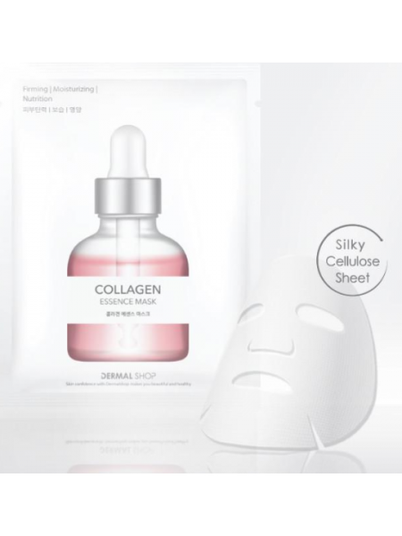 Dermal Shop Collagen Essense Mask Маска c комплексом аминокислот, витаминов, пептидов и максимальной концентрацией коллагена