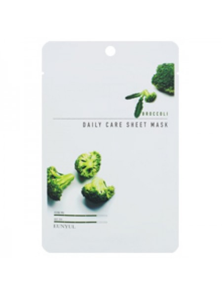 EUNYUL Broccoli Daily Care Sheet Mask Тканевая маска для лица с экстрактом брокколи