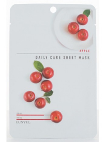 EUNYUL Apple Daily Care Sheet Mask Тканевая маска для лица с экстрактом яблока