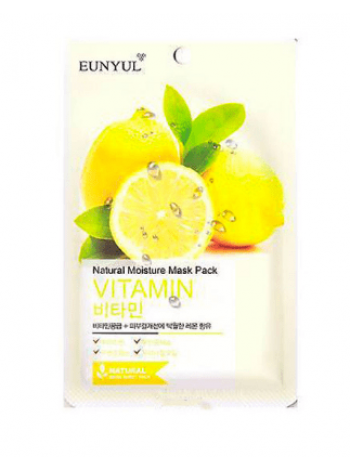 EUNYUL Natural Moisture Mask Pack  Vitamin  Витаминная увлажняющая тканевая маска для лица