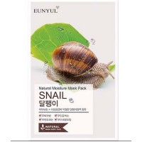 EUNYUL Natural Moisture Mask Pack Snail Тканевая увлажняющая маска с муцином улитки