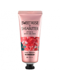 Крем для рук с маслом Ши и экстрактом розы Echoice Sweet rose&sheabutter hand therapy 60g 