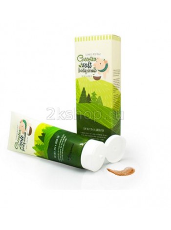 Elizavecca  Скраб для тела с экстрактом зеленого чая Greentea salt Body scrub