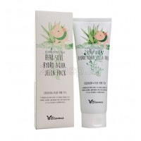 Elizavecca Herb Soul Hydro Aqua Jella Pack   Маска увлажняющая с алоэ и коллагеном