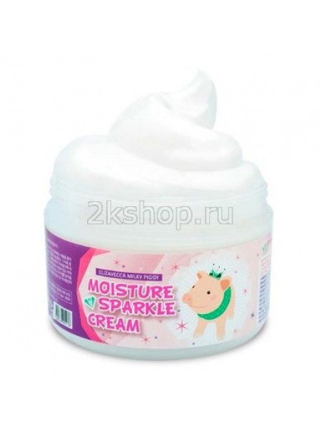 Увлажняющий крем с эффектом сияния Elizavecca  Moisture Sparkle Cream 