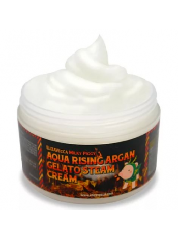 Elizavecca Aqua Rising Argan Gelato Steam Cream  Крем паровой увлажняющий 