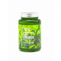Многофункциональная ампульная сыворотка с зеленым чаем FarmStay  76 Green Tea All-In-One Ampoule 