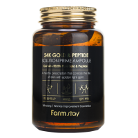 FarmStay  Ампульная сыворотка с золотом и пептидами 24K Gold & Peptide Solution Prime Ampoule
