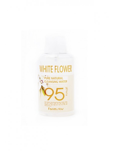 FarmStay Pure Natural Cleansing Water White Flower Очищающая вода с экстрактом белых цветов
