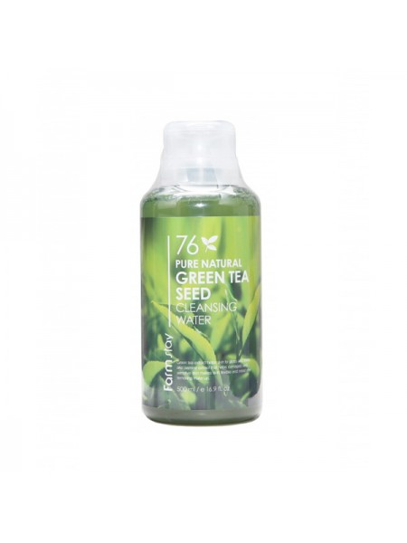 Очищающая вода с экстрактом зеленого чая FarmStay 76 Pure Natural Green Tea Seed Cleansing Water 
