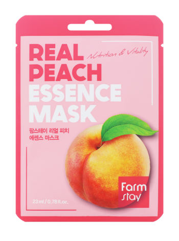 FarmStay Real Peach Essence Mask Тканевая маска для лица с экстрактом персика