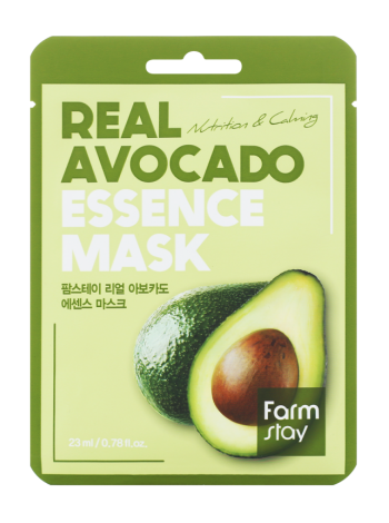 FarmStay Real Avocado Essence Mask Тканевая маска для лица с экстрактом авокадо