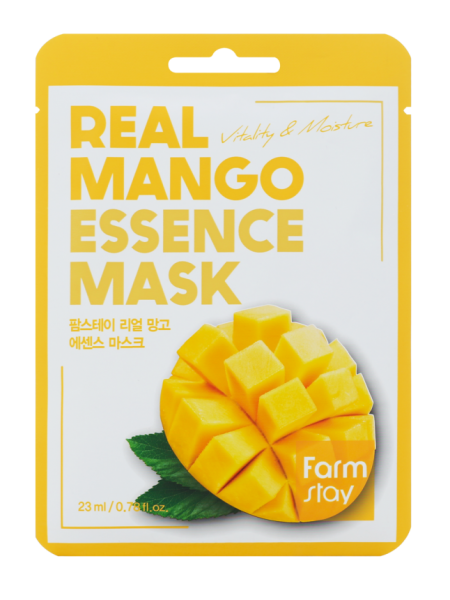 FarmStay Real Mango Essence Mask Тканевая маска для лица с экстрактом манго
