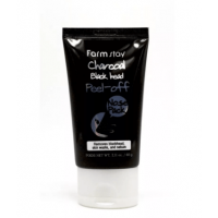 Маска- пленка с углем для носа FarmStay Charcoal Black Head Peel-off Nose Pack 