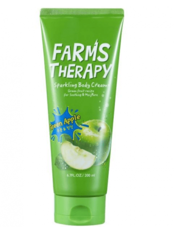 Farms therapy Sparkling Body Cream Green Apple Крем для тела Зеленое яблоко