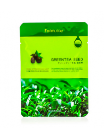 FarmStay Visible Difference Green Tea Seed Тканевая маска с натуральным экстрактом семян зеленого чая