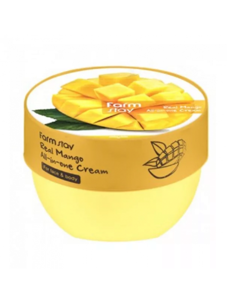 FarmStay Real Mango All-in-one Cream Многофункциональный крем с экстрактом манго для лица и тела
