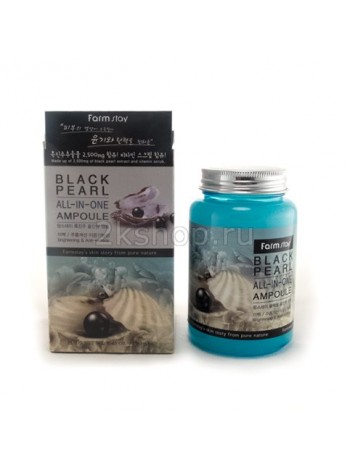 Ампульная сыворотка с черным жемчугом FarmStay Black pearl All-in-one Ampoule 