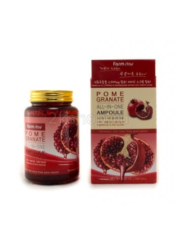FarmStay  Ампульная сыворотка с экстрактом граната  All-in-one Pomegranate Ampoule