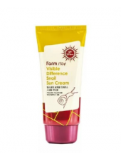 FarmStay Солнцезащитный крем с экстрактом улитки Visible Difference Snail Sun Cream SPF50+ PA+++ 