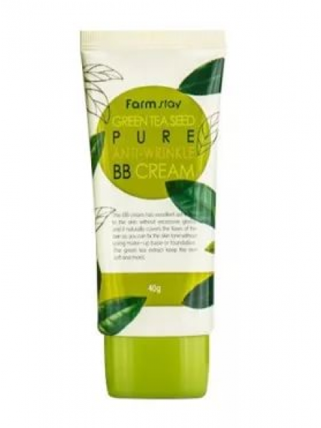 ББ крем с семенами зеленого чая FarmStay Green Tea Seed pure anti-wrinkle bb cream 