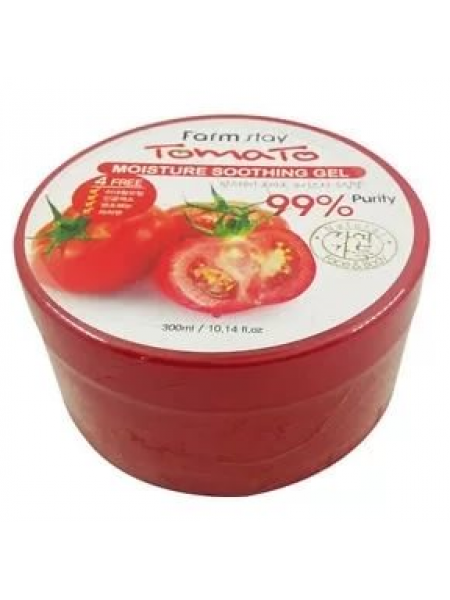 FarmStay Tomato Moisture Soothing gel Увлажняющий, успокаивающий многофункциональный гель с томатом