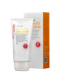 FarmStay Солнцезащитный крем для лица с витаминным комплексом SPF 50+ PA+++ DR-V8 VITA, 70г