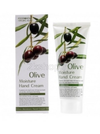 Питательный крем для рук с экстрактом оливы FoodaHolic Olive Moisture Hand Cream 