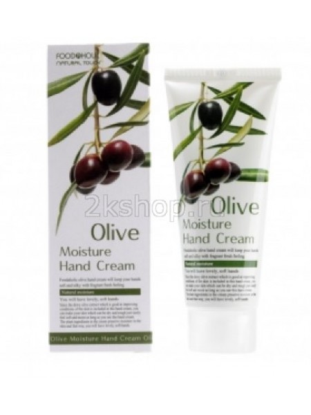 Питательный крем для рук с экстрактом оливы FoodaHolic Olive Moisture Hand Cream 