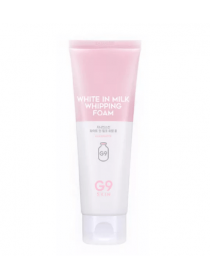 G9SKIN White In Milk Whipping Foam Пенка для умывания осветляющая с молочными протеинами 