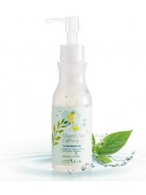 Успокаивающее гидрофильное масло с зеленым чаем It's Skin Green Tea Calming Cleansing Oil 