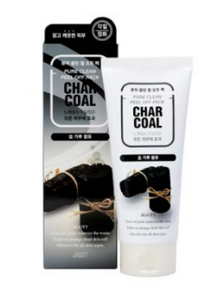 Jigott Charcoal Pure Clean Peel Off Pack Очищающая маска-пленка с древесным углем 