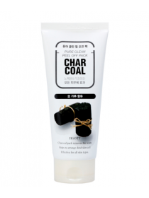 Пилинг скатка с древесным углем Jigott  Premium facial Charcoal Peeling Gel 