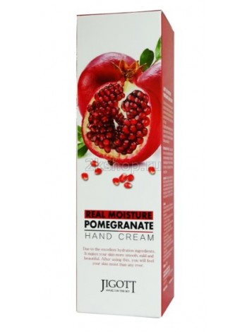 Крем для рук с экстрактом граната Jigott Real Moisture Pomegranate Hand Cream Real Moisture 