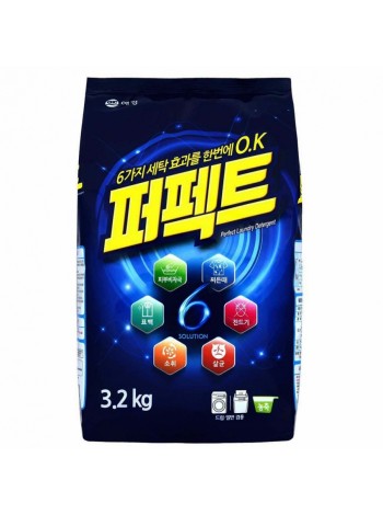 Концентрированный стиральный порошок универсальный 3,2 кг Aekyung Perfect 6 Solution 