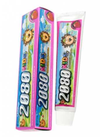 Kerasys 2080 Kids Strawberry Tooth paste Детская зубная паста Клубника