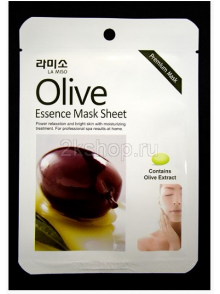 La Miso Olive Essence Mask  Тканевая маска с экстрактом оливы  