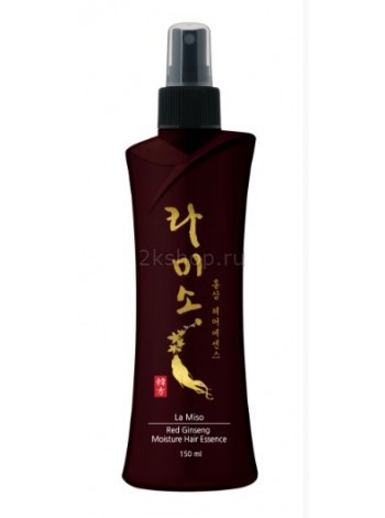 La Miso Red Ginseng  Moisture Hair Essence Увлажняющая эссенция для волос с экстрактом красного женьшеня