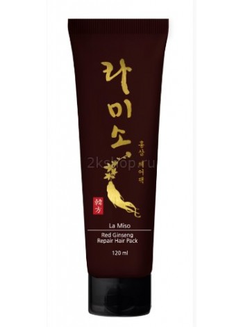 La Miso Red Ginseng Hair pack   Восстанавливающая маска для волос с  экстрактом красного женьшеня