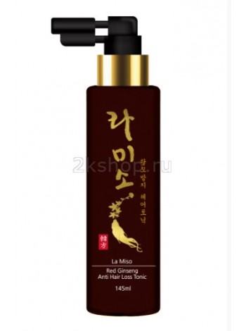 La Miso Red Ginseng  Anti Hair Loss Tonik Тоник против выпадения волос с экстрактом красного женьшеня