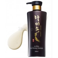 Шампунь с красным корейским женьшенем La Miso Red Ginseng Shampoo 500 мл 
