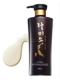 Шампунь с красным корейским женьшенем La Miso Red Ginseng Shampoo 500 мл 