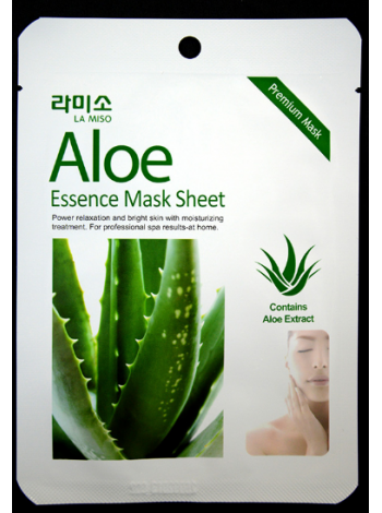 La Miso Aloe Essence Mask Тканевая маска с экстрактом алоэ