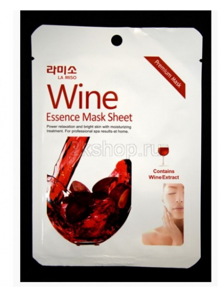 La Miso Red Vine Essence Mask Маска с экстрактом красного вина 