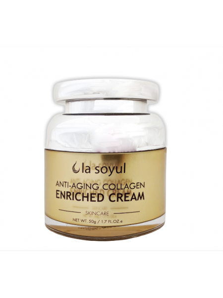 Антивозрастной крем c коллагеном La Soyul Collagen Enriched Cream  